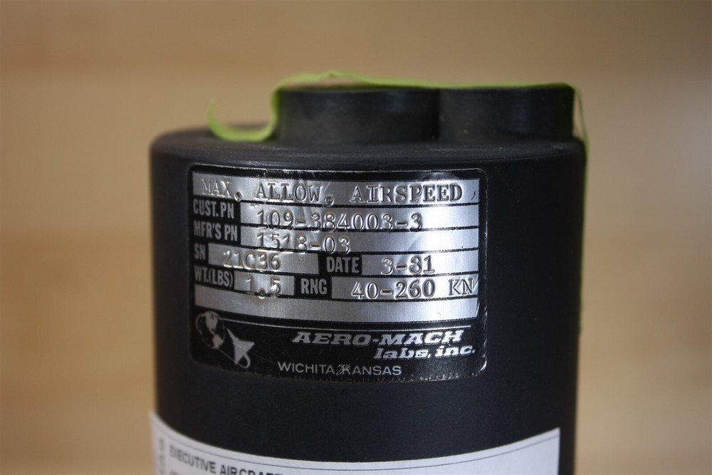 Beechcraft Airspeed Indicator 109-384003-3