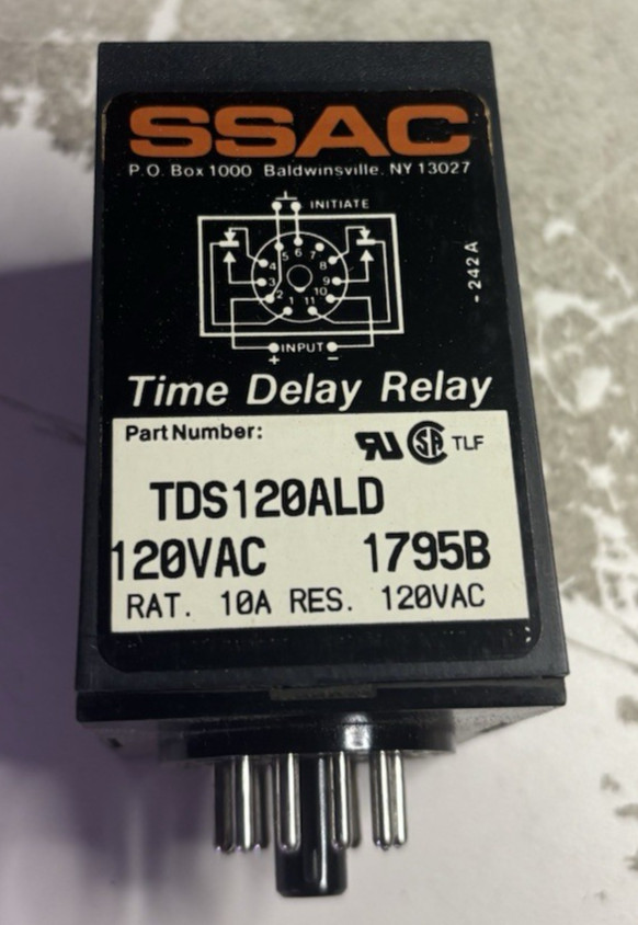 SSAC TDS120ALD Time Delay Relay