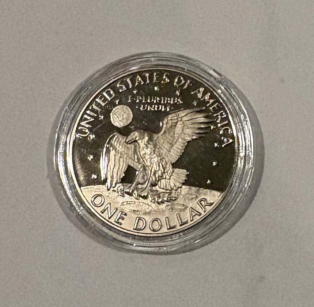 1978-S PROOF Eisenhower U.S. dollar. Exact clad Pf IKE $ shown! #9C