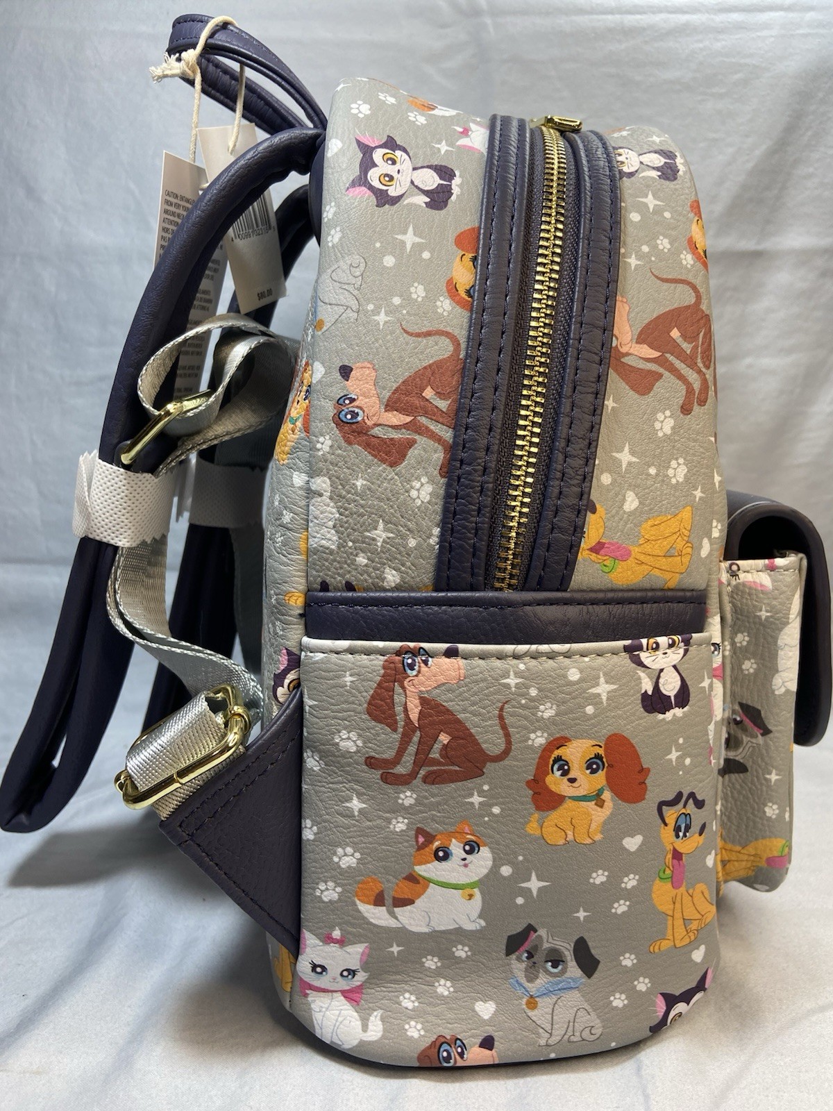 Disney Parks Loungefly 2025 @Pets” Cats, Dogs, Pluto, Marie Loungefly Backpack