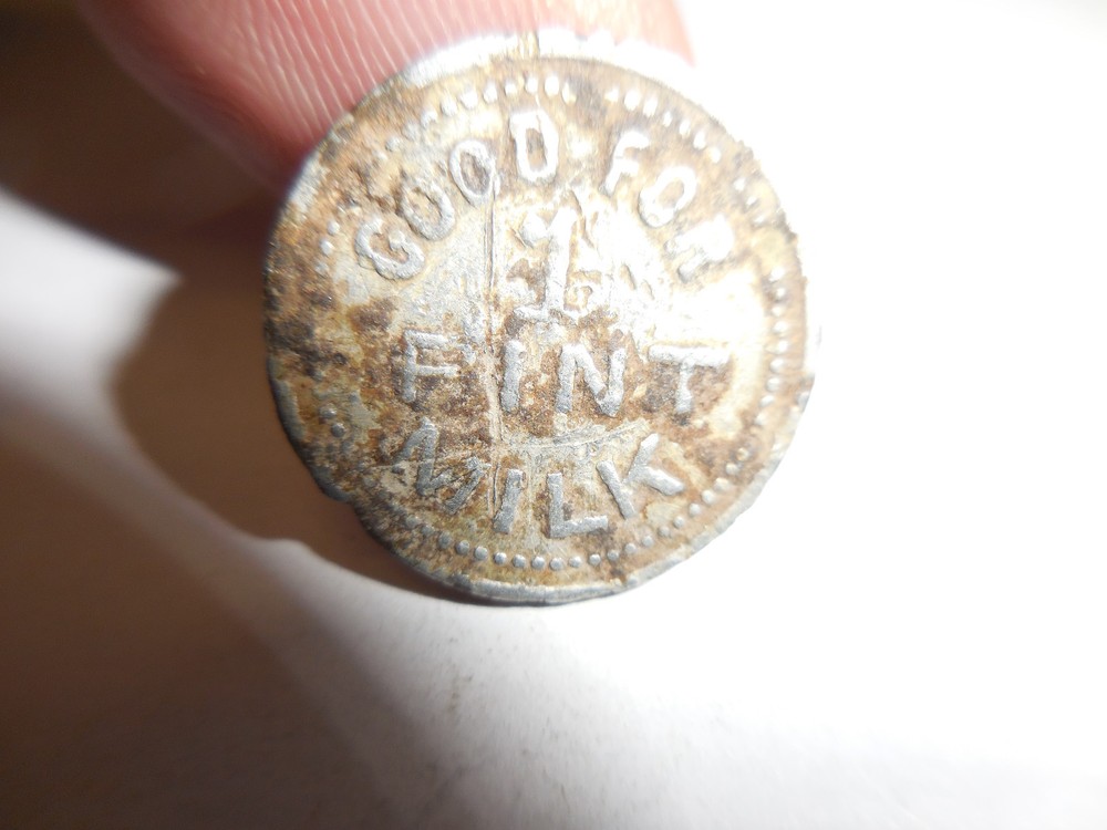 FAY B. MURPHY GOOD FOR 1 PINT MILK TOKEN