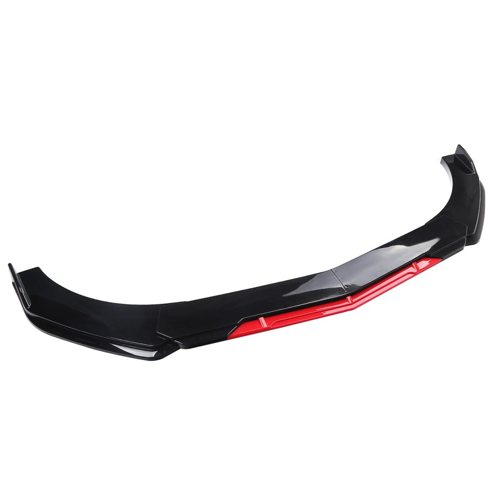 Front Bumper Lip Splitter Lower Spoiler Body Black+Red For Dodge Ram 1500