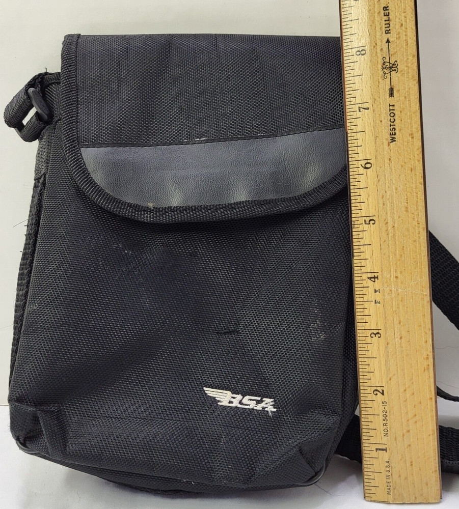 BSA Binoculars Black Adjustable Straps Mesh Carrying Case Bag