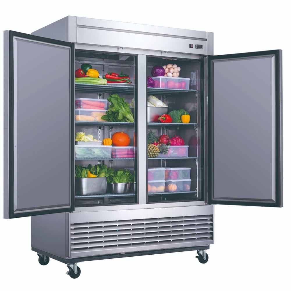 DUKERS D55R, Bottom Mount 2-Door REFRIGERATOR
