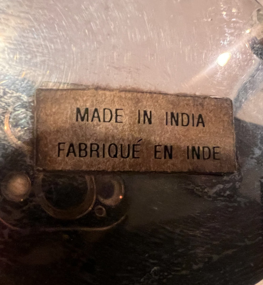 VTG MINI SILVER PLATED TRIPOD TEAPOT/KETTLE- INDIA