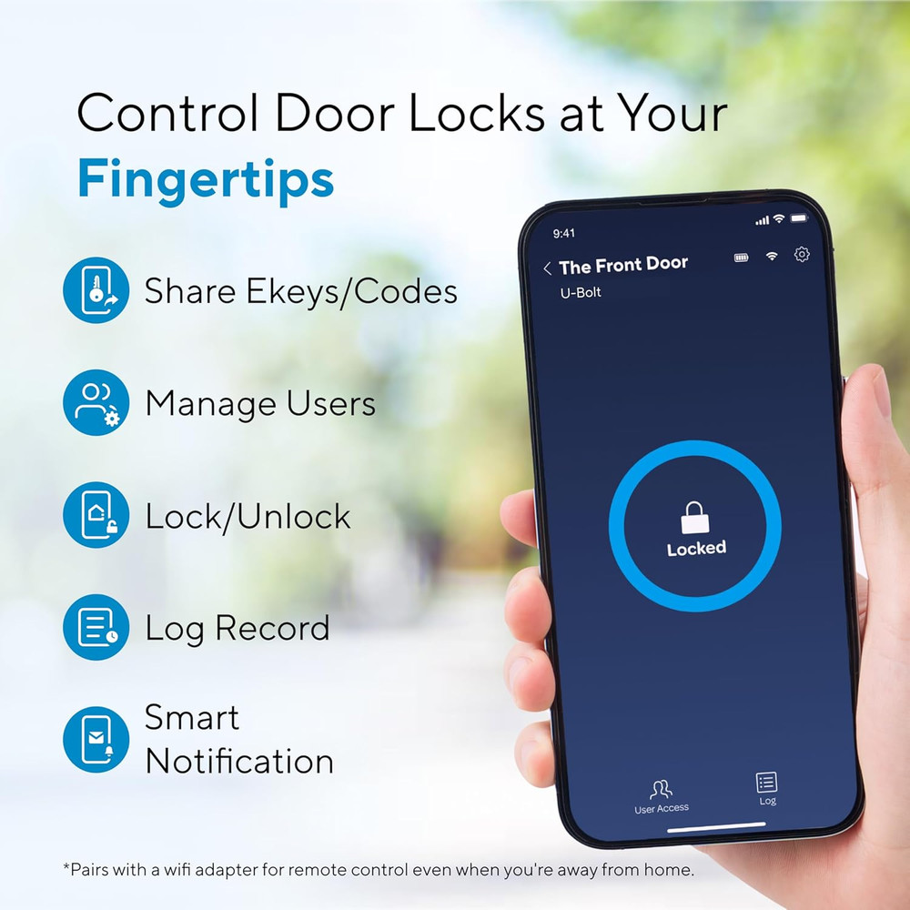 U-Bolt Smart Lock with Wi-Fi Bridge