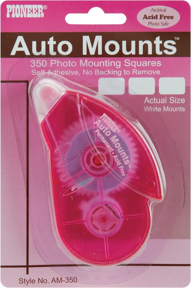 Pioneer AM350 Auto Mounts Permanent Mounting Square Roller 350/Pkg-