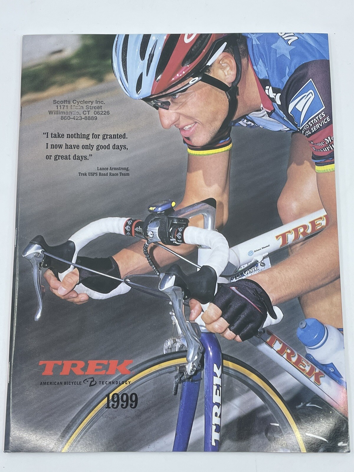 NEW 1999 TREK Bicycles Full-Line Catalog USPS LANCE ARMSTRONG! Road MTB BMX Etc
