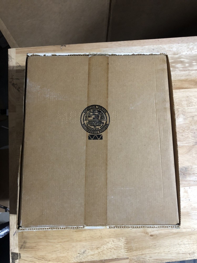 NOS BOX OF VINTAGE SHADE COMPUTER PRINTER PAPER - CONTINUOUS SHEETS