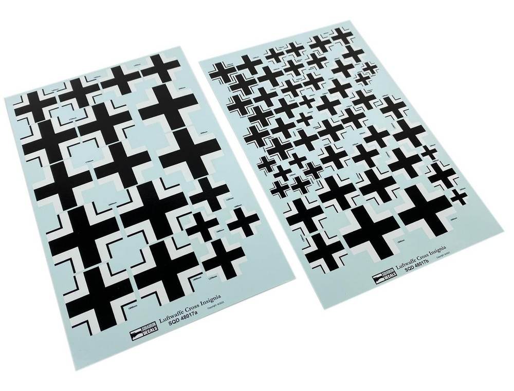 1/48 Squadron Decals - Luftwaffe Cross Insignia Set