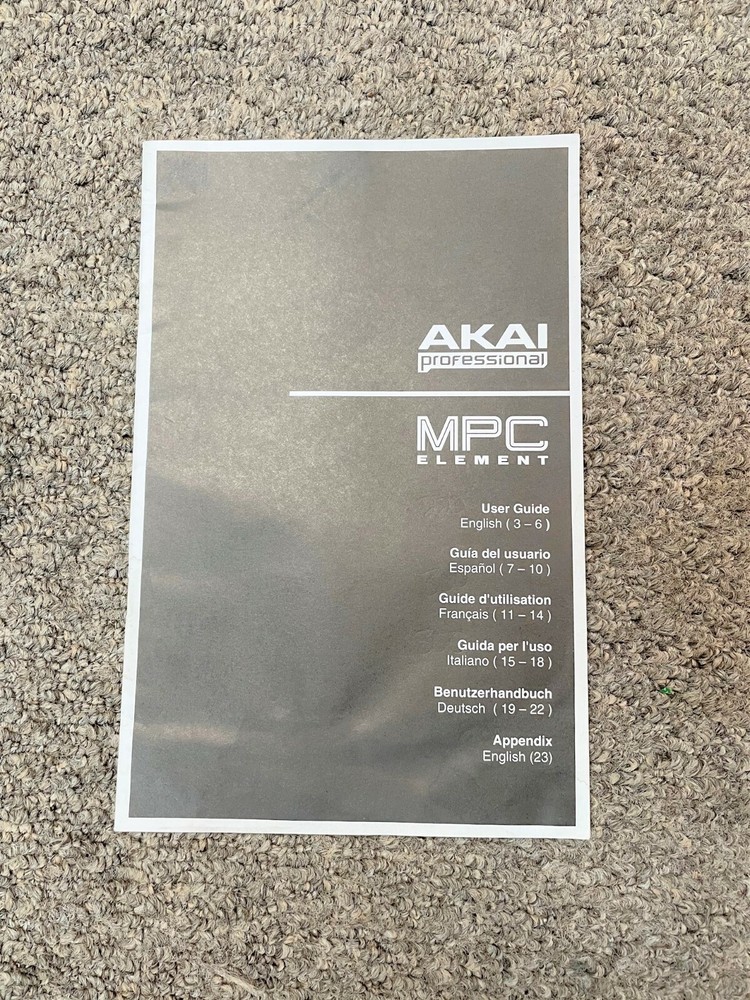 Akai MPC Element User Guide
