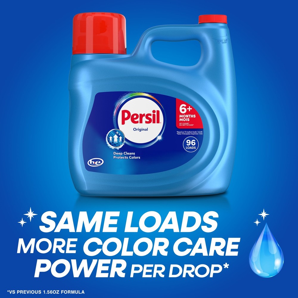 Deep Clean Liquid Laundry Detergent, Original, 126 fl oz, 96 Loads