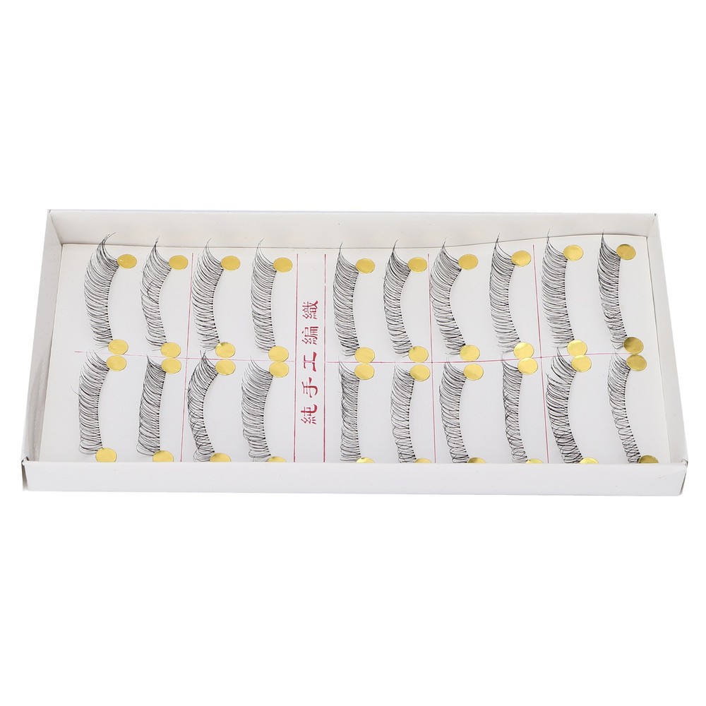 10 Pairs Thick False Eyelashes Natural Look For Makeup