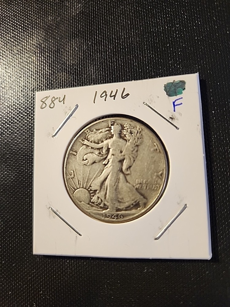 1946 Walking Liberty Half Dollar In Fine Condition