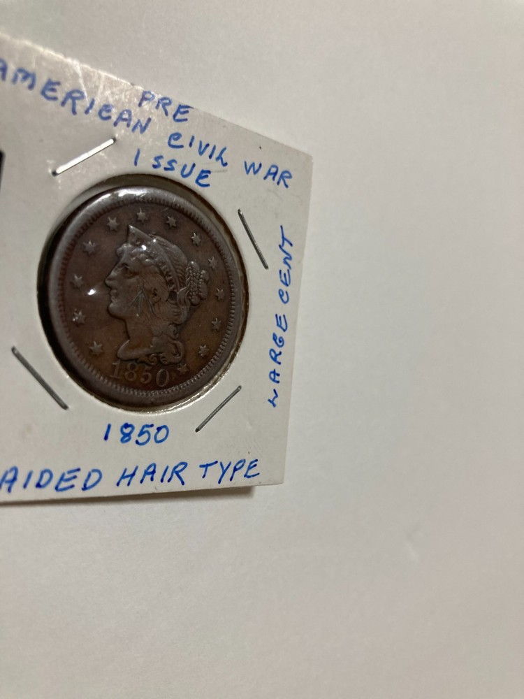 Coin USA 1850 One Cent - Copper
