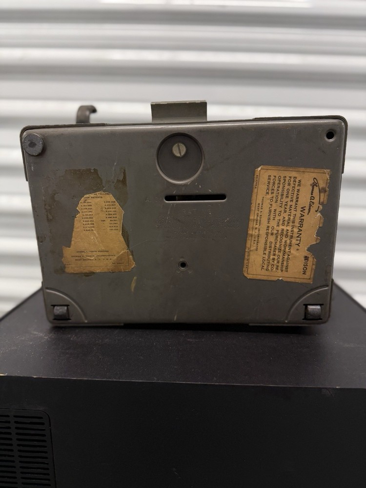 Vintage Edison Voicewriter Ediphone Model 63100 Dictation Recorder Untested Asis