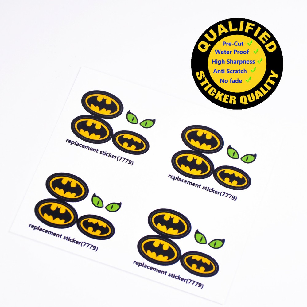 Replacement sticker Compatible with Set 7779, sticker*4 only.