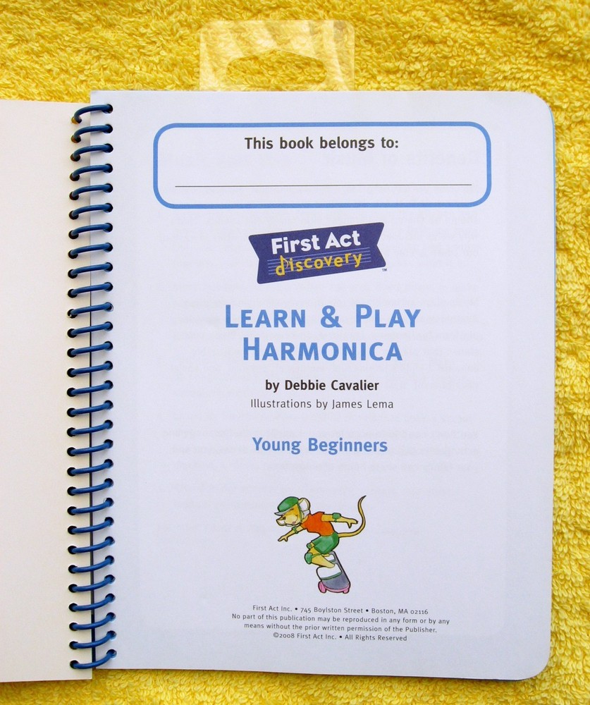 First Act Learn & Play Harmonica With Harmonica For Beginners NEW