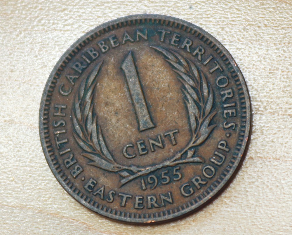 1955 East Caribbean States 1 Cent