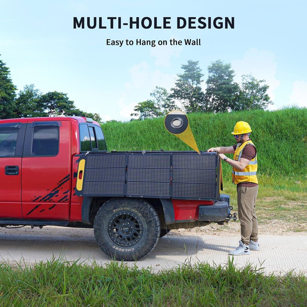 VTOMAN 110W/200W/400W Portable Solar Panel 23% Efficiency Foldable Solar Panel