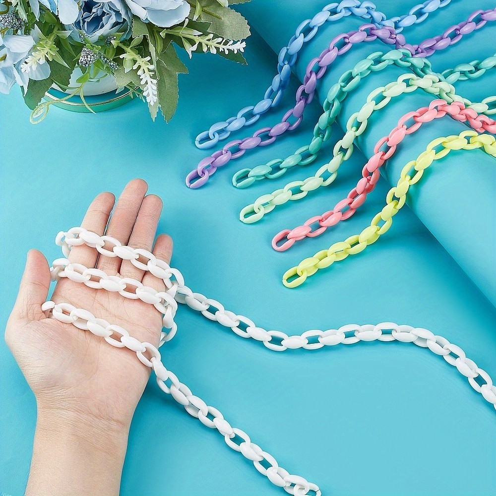 7strands Handmade Acrylic Cable Chains for Handbag Chain Making Mixed