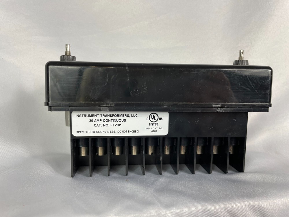 INSTRUMENT TRANSFORMERS FT-181 CONTINUOUS TRANSFORMER