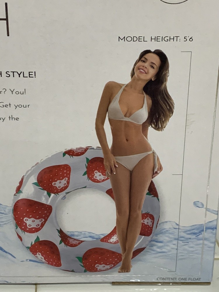 Pool Float VIVA LA SPLASH Strawberry Ring New in Box Summer Fun