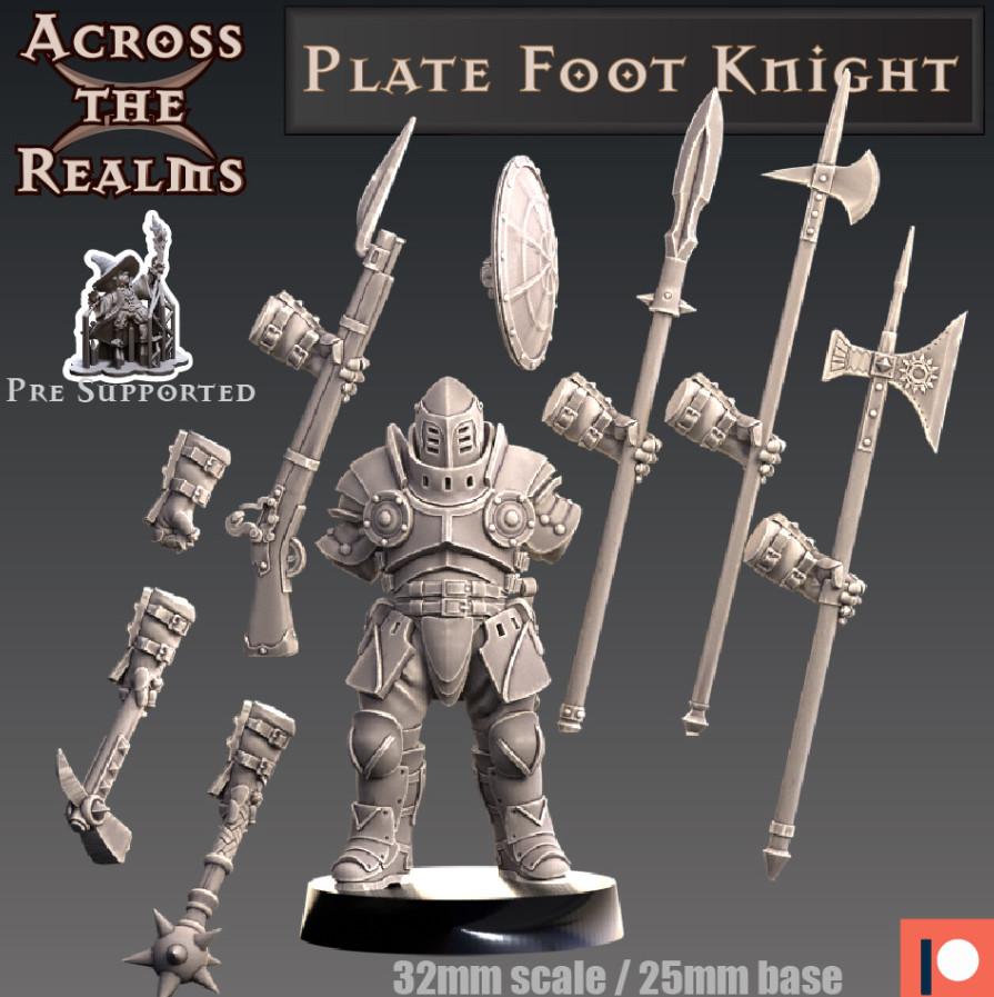 DnD Plate Foot Knight