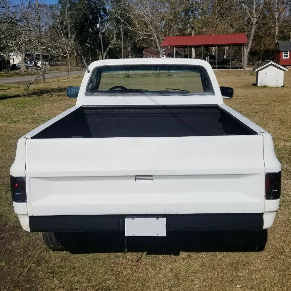 Rear Bumper Roll Pan w/LED Light & Screws For 1973-1987 Chevy C10 C20 Fleetside