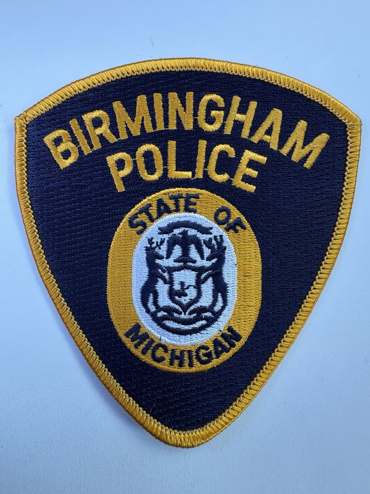 Birmingham Michigan Police Patch