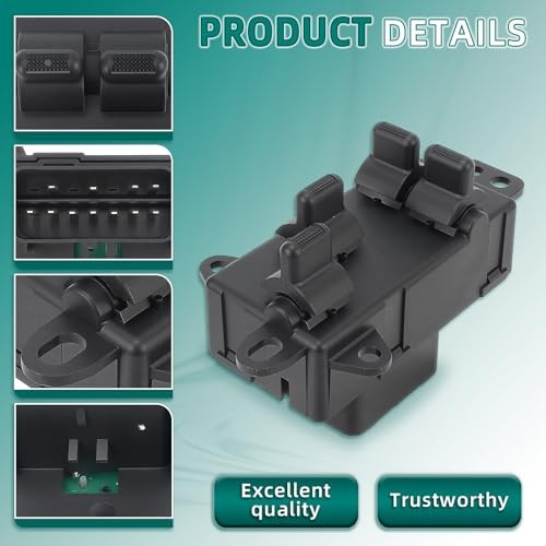 Power Window Switch Driver Side Compatible with Dodge Caravan/Grand Caravan,