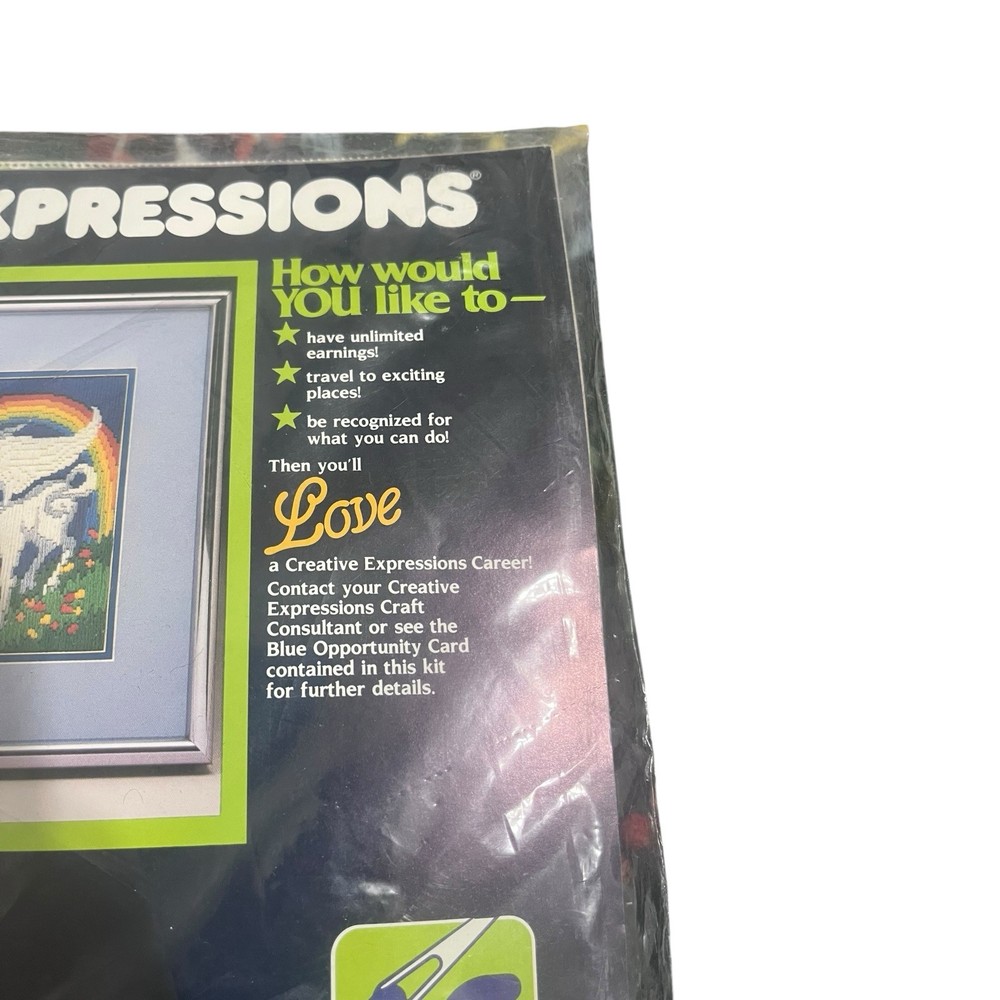 Creative Expressions Needlepoint Kit 3226 Unicorn & Pegasus
