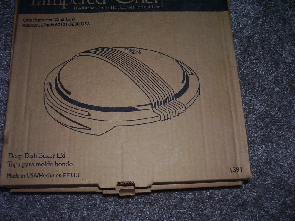 Discontinued Pampered Deep Dish Baker Lid #1391