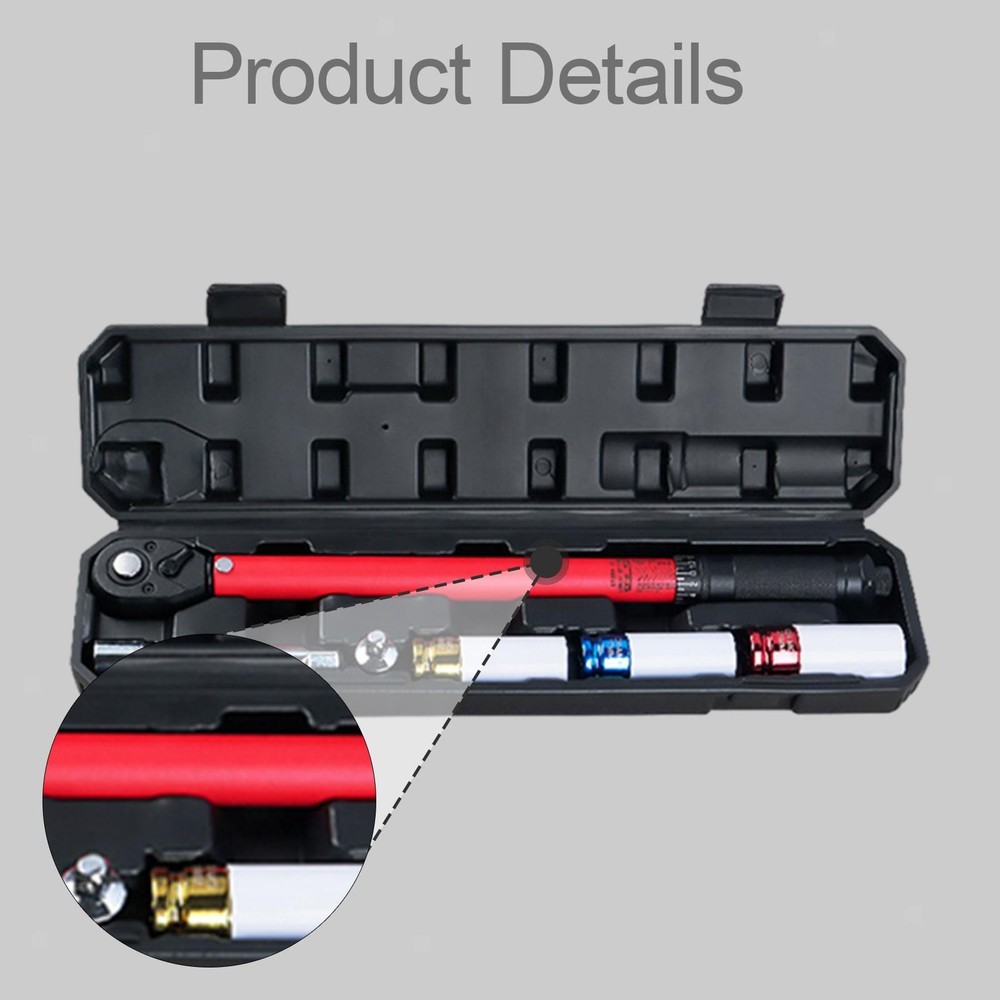 6x Torque Wrench Set Multipurpose Adjustable Hand Spanner Sturdy Repair Tool