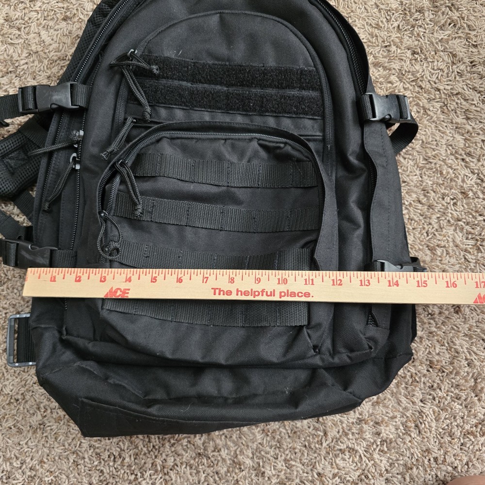 mercury tactical gear expandable Black Large backpack