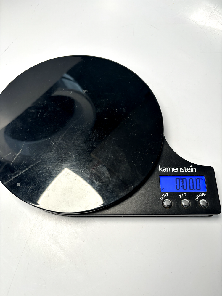 KAMENSTEIN 5105598 Digital Kitchen Scale Backlight Display Max 11 LB Black