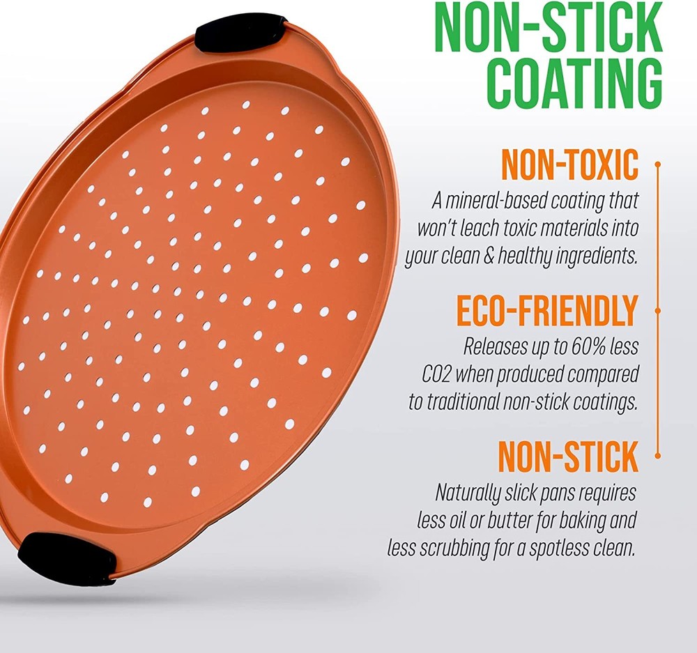 Nutrichef BKNCSBS52SPIZZAP Pizza Pan
