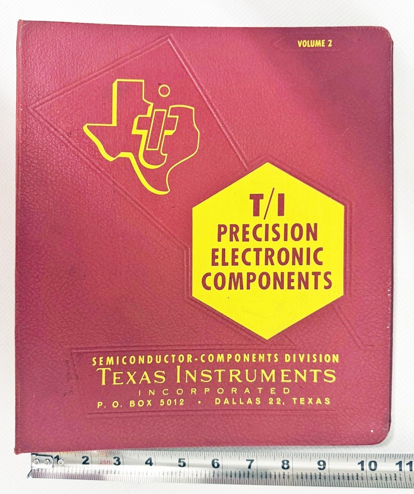Vintage Texas Instruments, Inc. 3 Ring Binder - Used