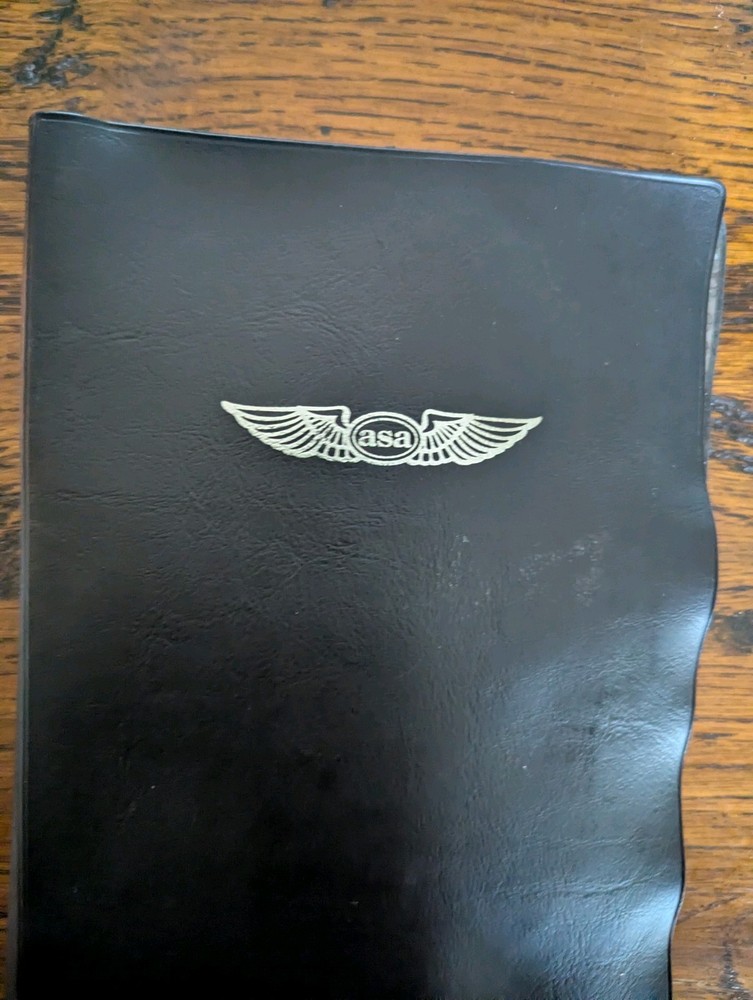 ASA AirClassics E6-B Flight Computer Metal Set with Wind Slide, Case and Manual