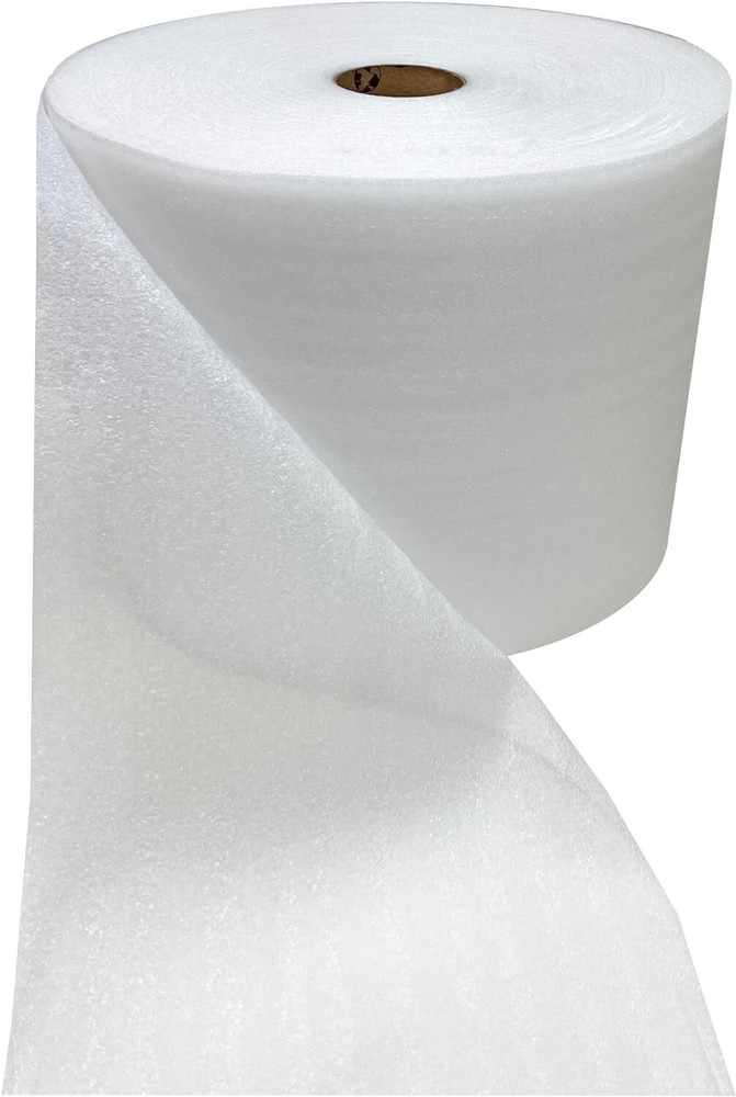 Premium Quality 1/16" Thick Foam Wrap Roll - Dust-Free Packaging Solution