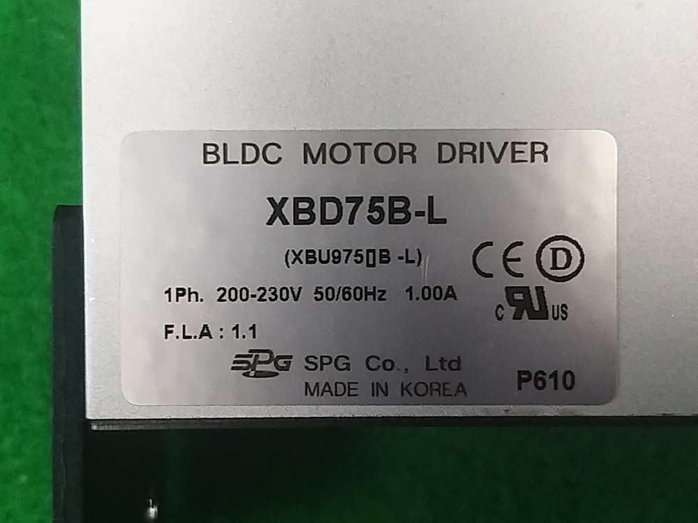 SPG XBD75B-L BLDC MOTOR DRIVER, USED
