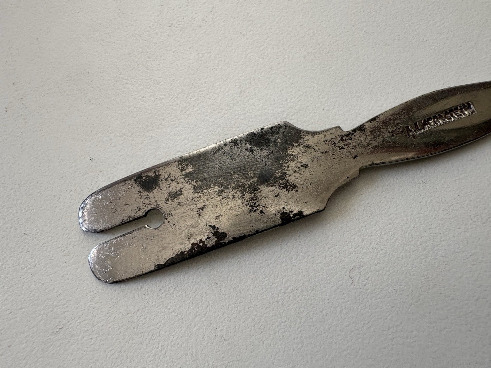 Antique A.L. Hernstein NY Tongue Depressor Civil War Era Surgical Medical Tool