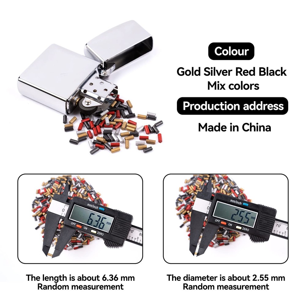 500Pcs Flint Refills for Lighter, Replacement Flints for Lighters, Flint Stone