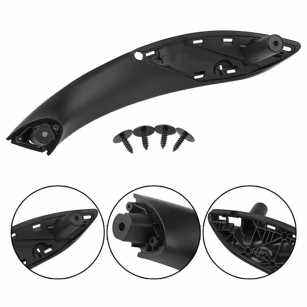 2PCS Black Interior Door Pull Handle Cover For BMW 3 4 series F30 F31 F32 F35 M3