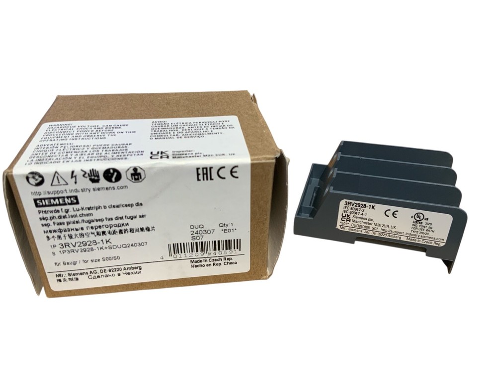 Siemens 3RV2928-1K Phase Barriers