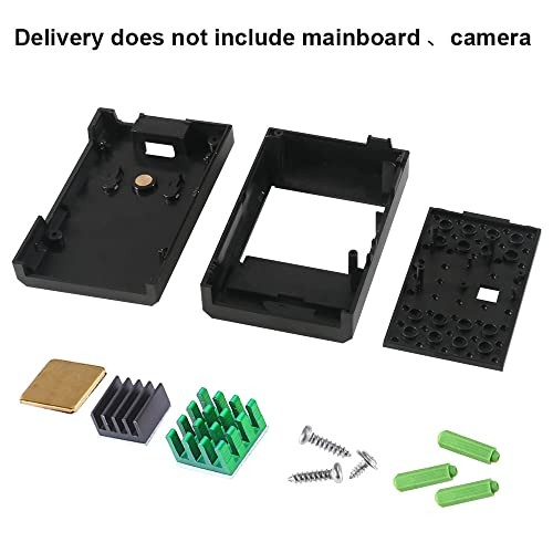 for Raspberry Pi 4B Case Supporting Camera Installation with black-pi 3/4