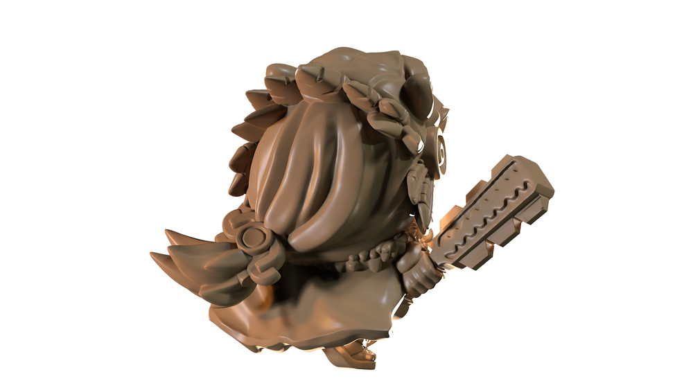 Capsule Chibi - Jaguar Warrior