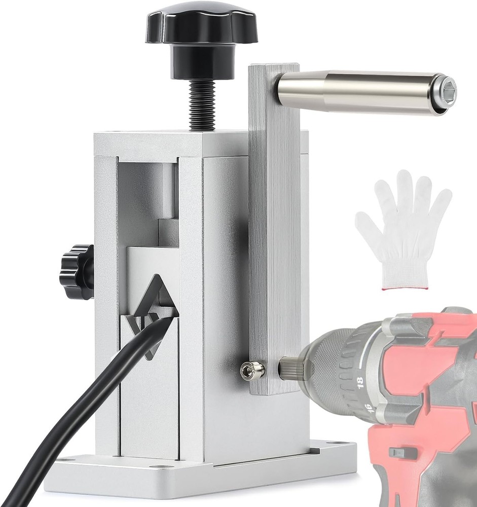 Manual Wire Stripper Machine with Adjustable Feed Hole, Portable Cable Wire S...