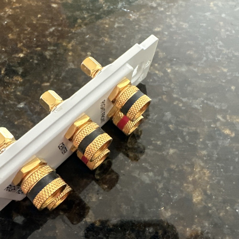 Three Speaker Wall Plate