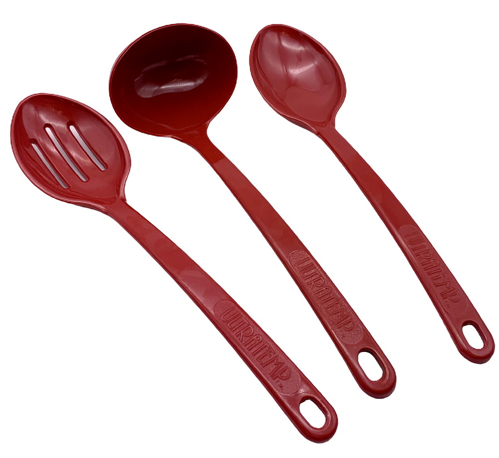 Robinson Ultratemp Set Includes Slotted Serving Spoon, Ladle, & Solid Spoon USA